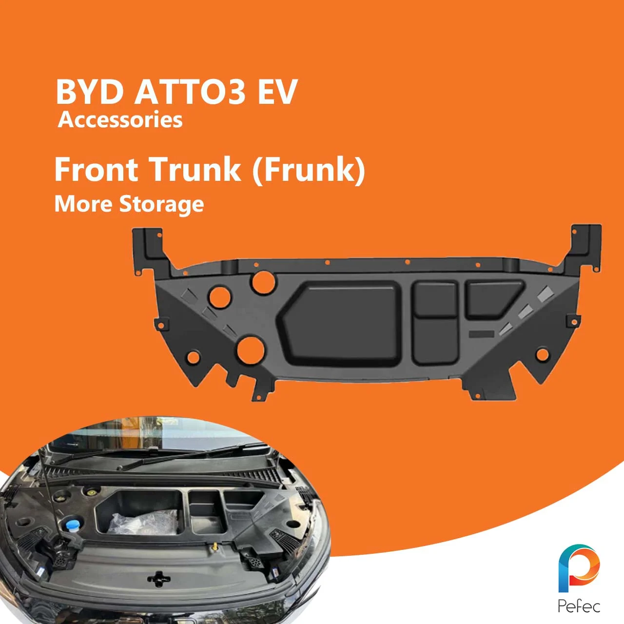 BYD Atto 3 Right Hand Drive Front Trunk Storage Box (Frunk)
